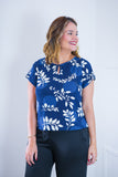 Blusa Detalhe Gota com Mangas Perla