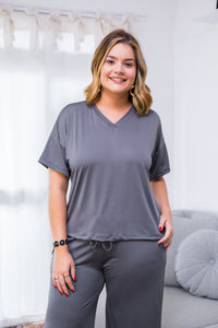 Blusa Decote V Malha Fria Estela