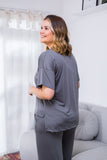 Blusa Decote V Malha Fria Estela