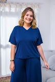 Blusa Decote V Malha Fria Estela