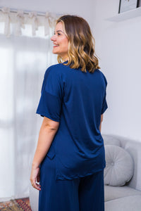 Blusa Decote V Malha Fria Estela