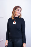 Blusa Donna - Manga longa com Golinha