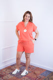 Conjunto Salvador - Bermudinha e Blusa em Linho Light