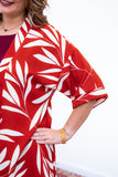Conjunto Kimono Dora Oversized Estampado e Bermudinha em Crepinho
