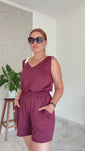 Stories de Conjunto Olivia - Bermudinha e Blusa Regata em Malha Fria